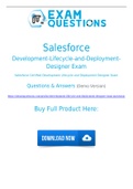 Salesforce DEX-403 Dumps Questions and Solutions to Clear DEX-403 Exam in First Attempt