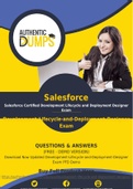 Salesforce Development-Lifecycle-and-Deployment-Designer Dumps - Accurate Development-Lifecycle-and-Deployment-Designer Exam Questions - 100% Passing Guarantee