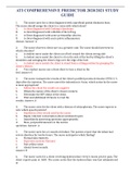 ATI COMPREHENSIVE PREDICTOR 2020&sol;2021 STUDY GUIDE