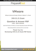 VMware Certified Advanced Professional Certification - Prepare4test provides 3V0-21.21 Dumps