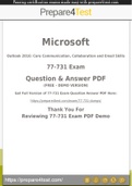 Microsoft Office Specialist Certification - Prepare4test provides 77-731 Dumps