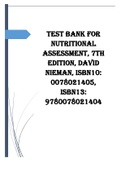 Nutritional Assessment, 7th Edition, David Nieman,