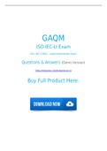 GAQM ISO-IEC-LI Dumps Questions and Solutions to Pass ISO-IEC-LI Exam in First Try