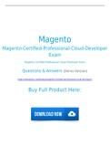 Valid Magento-Certified-Professional-Cloud-Developer Dumps (2021) Real Magento-Certified-Professional-Cloud-Developer Exam Questions For Preparation
