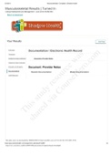 NURS 640 Musculoskeletal Completed Shadow Health GRADED A