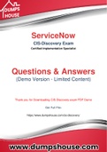  Wanted CIS-Discovery Exam Dumps to Pass the Exam effortlessly