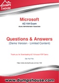 Included AZ-104 Exam Dumps – AZ-104 PDF Dumps