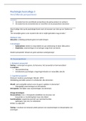 Psychologie 1&period;4 hoorcollege 3