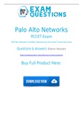 Download Palo Alto Networks PCCET Dumps Free Updates for PCCET Exam Questions [2021]