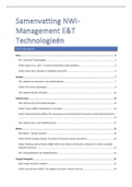 Samenvatting Management E&T Technologieën 