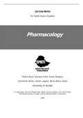 PHARMACOLOGY SHORT AND UNDERSTANDABLE NOTES