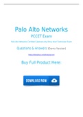 Get Authentic Palo Alto Networks PCCET Exam Dumps (2021) Prepare Well PCCET Questions