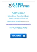 Latest Sales-Cloud-Consultant PDF and dumps Download Sales-Cloud-Consultant Exam Questions and Answers [2021]