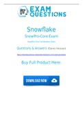 Download Snowflake SnowPro-Core Dumps Free Updates for SnowPro-Core Exam Questions [2021]