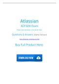 Atlassian ACP-600 Exam Dumps (2021) PDF Questions With Free Updates