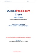 Cisco 300-415 Dumps - Confirmed Success In Actual 300-415 Exam Questions
