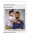 PEDS 602 SOPHIA HADDAD EXPERIENCE OVERVIEW &lpar;GRADED A&plus;&rpar;