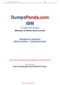 IBM C1000-047 Dumps - Confirmed Success In Actual C1000-047 Exam Questions