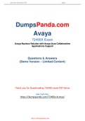 Avaya 72400X Dumps - Confirmed Success In Actual 72400X Exam Questions
