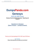 Genesys GCP-GC-REP Dumps - Confirmed Success In Actual GCP-GC-REP Exam Questions