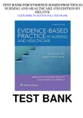 EVIDENCE BASED NURSING PRACTICE QUESTION AND ANSWERS