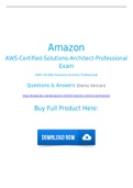 Downlaod Authentic Amazon AWS-Certified-Solutions-Architect-Professional Exam Dumps (2021) Prepare Well AWS-Certified-Solutions-Architect-Professional Questions