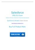 Get Authentic Salesforce CPQ-211 Exam Dumps (2021) Prepare Well CPQ-211 Questions