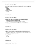 MATH 302 QUIZ 1 –MATH302 Quiz 1(GRADED A) QUESTION AND ANSWERS SET 3