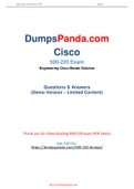 Cisco 500-220 Dumps - Confirmed Success In Actual 500-220 Exam Questions