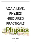 AQA A LEVEL PHYSICS REQUIRED PRACTICALS.