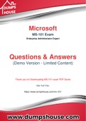 Master Counsel Microsoft MS-101 Dumps