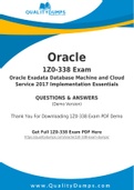 Oracle 1Z0-338 Dumps - Prepare Yourself For 1Z0-338 Exam