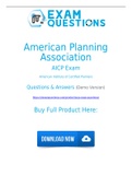 Latest AICP PDF and dumps Download AICP Exam Questions and Answers (2021)