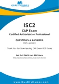ISC2 CAP Dumps - Prepare Yourself For CAP Exam