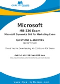 Microsoft MB-220 Dumps - Prepare Yourself For MB-220 Exam