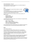 Samenvatting R (programmeertaal) Bio-informatica Course 3 HAN Nijmegen