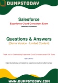 Real Experience-Cloud-Consultant Questions in PDF Format