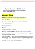 2021-RN ATI Capstone Content Review-Musser B 2 Weekly Tips
