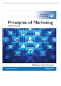 Test Bank by Kotler for Principles of Marketing 16th-Edition complete chapter 1-4 questions and answers 