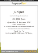 Juniper Design Certification - Prepare4test provides JN0-1302 Dumps