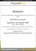 Prepare4test NCM-MCI5-15 Dumps - 3 Easy Steps To Pass