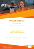 PCAP-31-03 Exam Questions - Verified Python Institute PCAP-31-03 Dumps 2021