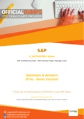 C_ACTIVATE12 Exam Questions - Verified SAP C_ACTIVATE12 Dumps 2021