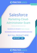 Salesforce Marketing-Cloud-Administrator Dumps - The Best Way To Succeed in Your Marketing-Cloud-Administrator Exam