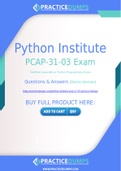 Python Institute PCAP-31-03 Dumps - The Best Way To Succeed in Your PCAP-31-03 Exam