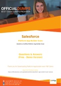 Platform-App-Builder Exam Questions - Verified Salesforce Platform-App-Builder Dumps 2021