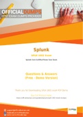 SPLK-1002 Exam Questions - Verified Splunk SPLK-1002 Dumps 2021