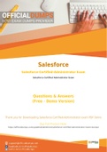 Salesforce-Certified-Administrator Exam Questions - Verified Salesforce-Certified-Administrator Dumps 2021