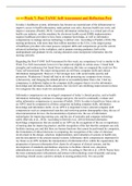 NR 503Week 7&colon; Post TANIC Self-Assessment and Reflection Post 