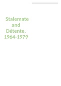 Stalemate and Détente 1964-1979 revision powerpoint